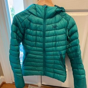 XS Arcteryx Cerium LT in SeaGlass color